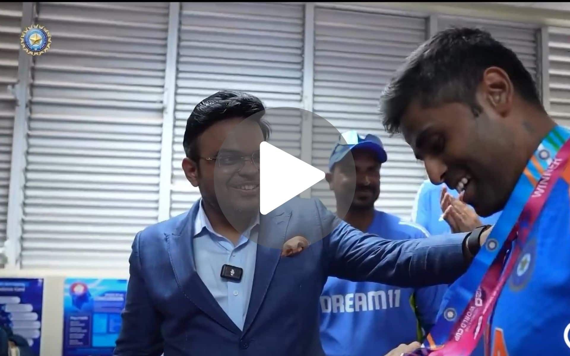[Watch] Surya Snags Best Fielder Award From Jay Shah After T20 World Cup Triumph
